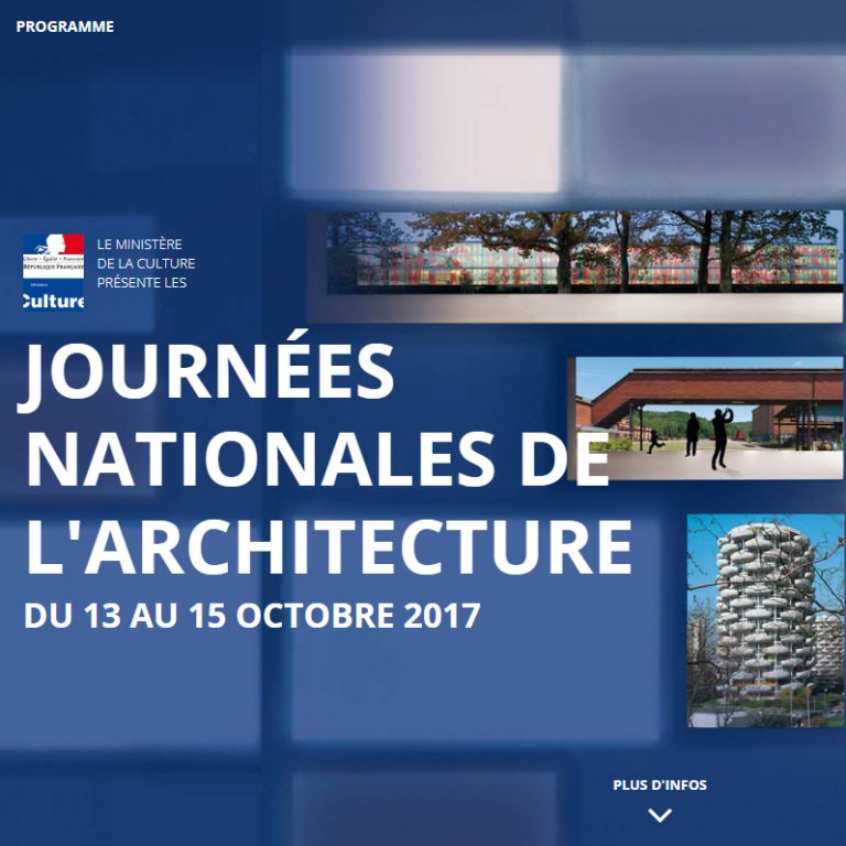 journées nationales de l'architecture 2017