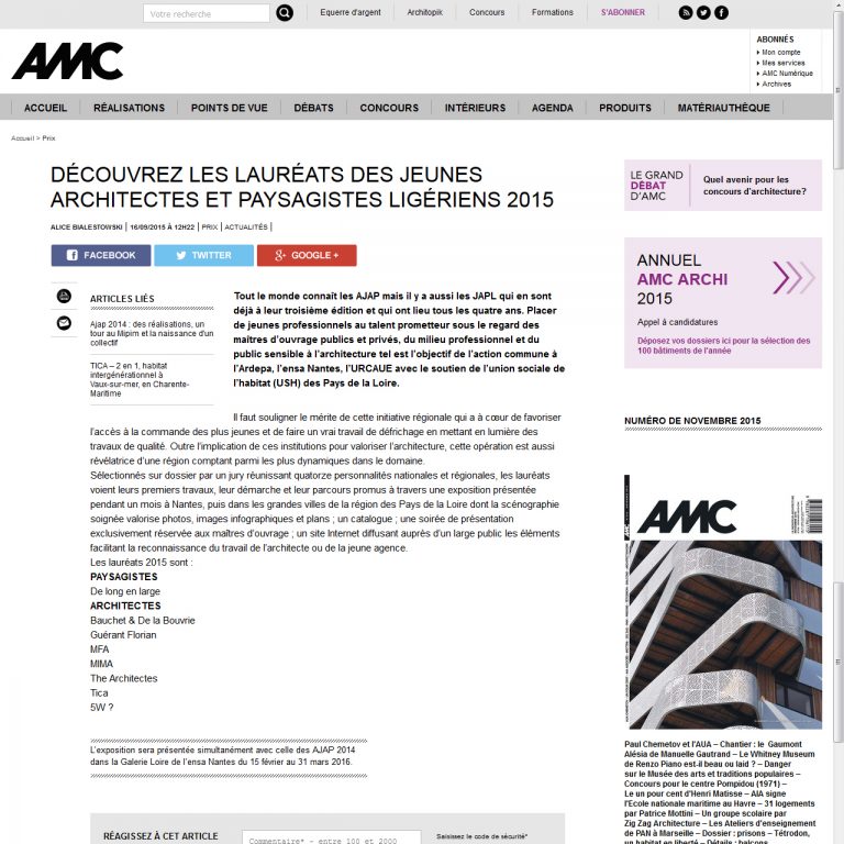 Revue de Presse JAPL 2015-2016